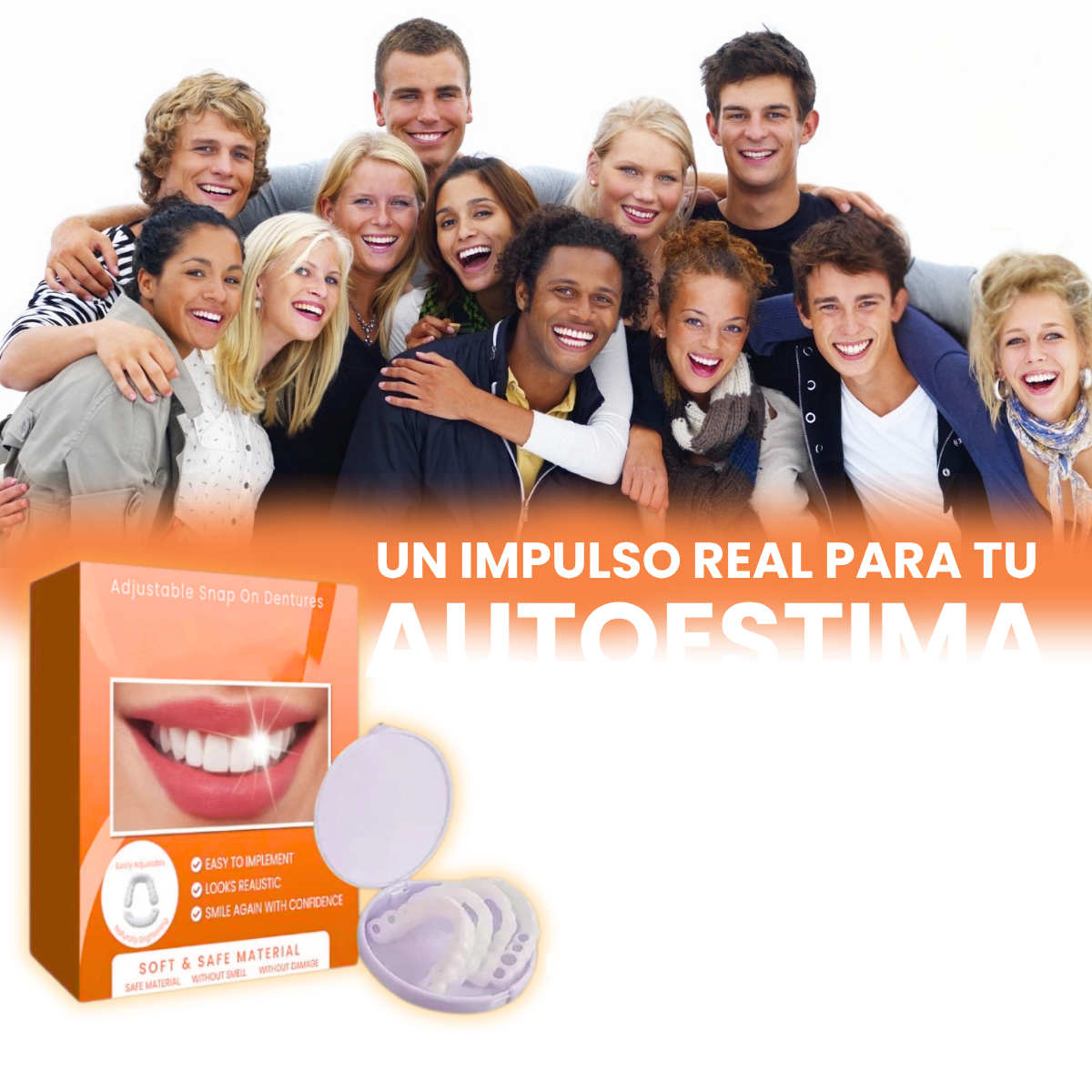 Carillas Dentales Snap-On Smile: Tu Sonrisa Perfecta en Segundos, Sin Dentista