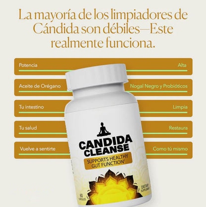 2 x 1 - Candida Cleanse® Reducen antojos, hinchazón y fatiga